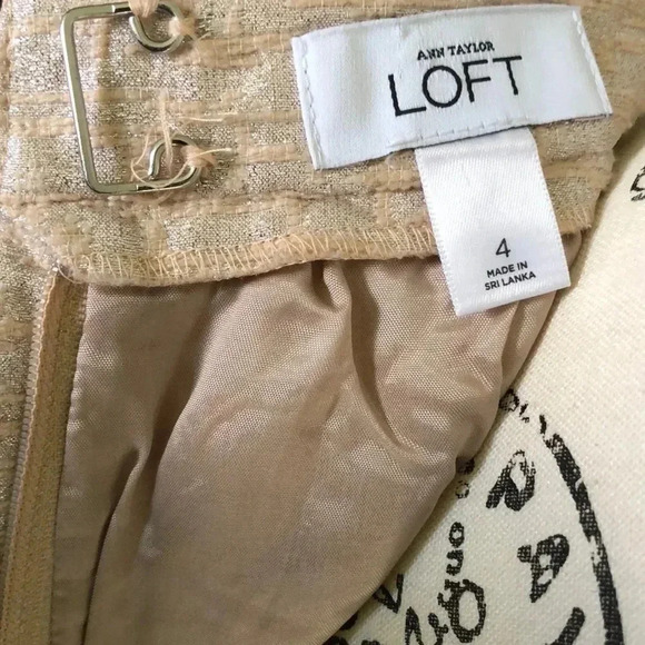 Loft Metallic Blush Skirt - Picture 6 of 7